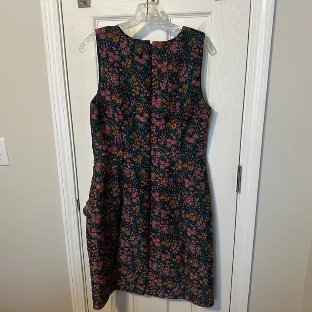 JCrew Floral Jacquard Dress - Picture 3 of 3